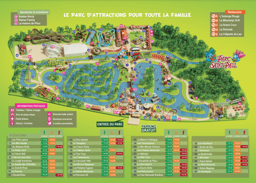 Parc Saint Paul plan