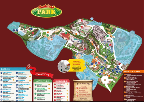Gardaland plan