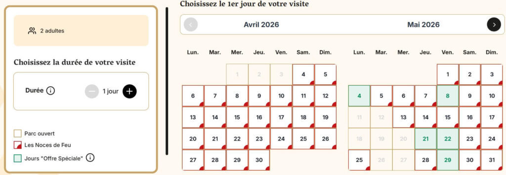 calendrier-puy-du-fou-affluence-ouverture-2026
